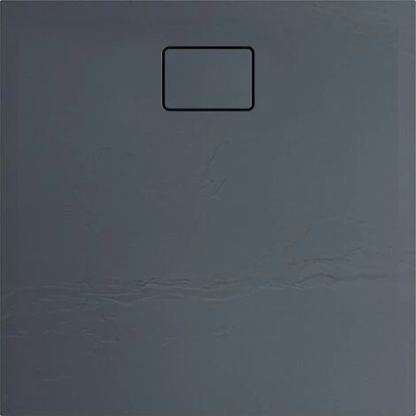 ALLIBERT Receveur De Douche Effet Pierre TERRENO 90 X 90 Gris