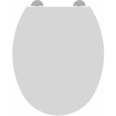 ALLIBERT Abattant WC à Fermeture Progressive Et Déclipsable CLIPEO - Blanc