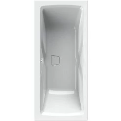 ALLIBERT Baignoire Rectangulaire Double Dos SYLENE DUO 180 X 80 Cm - Blanc Brillant