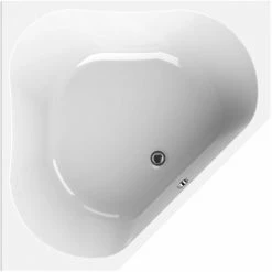 ALLIBERT Baignoire D'angle Spacy Angle 140x140 Cm - Blanc Brillant