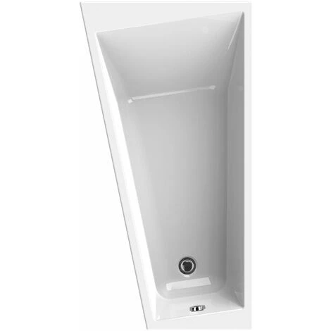 ALLIBERT Baignoire Asymétrique Gauche SPACY 170 X 90 Cm - Blanc Brillant