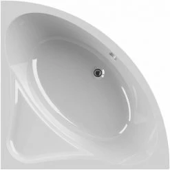 ALLIBERT Baignoire D'angle DIVA ANGLE 135 X 135 Cm - Blanc Brillant