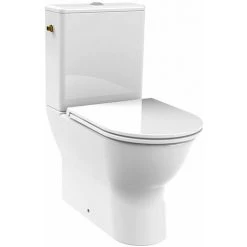 ALLIBERT Pack WC à Poser DUNEO - Mécanisme 3/6L Et Alimentation D'eau Silencieuse - Blanc