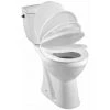 ALLIBERT Pack WC à  Sortie Verticale KARMA - Mécanisme 3/6L, Alimentation D'eau Silencieuse - Blanc