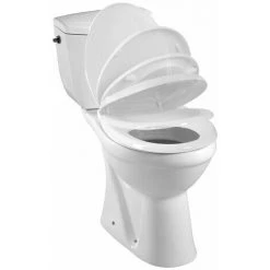 ALLIBERT Pack WC à  Sortie Verticale KARMA - Mécanisme 3/6L, Alimentation D'eau Silencieuse - Blanc