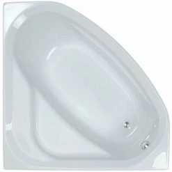 ALLIBERT Baignoire D'angle JACANA 120 X 120 Cm - Blanc Brillant