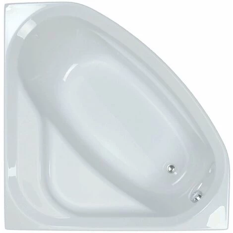 ALLIBERT Baignoire D'angle JACANA 120 X 120 Cm - Blanc Brillant