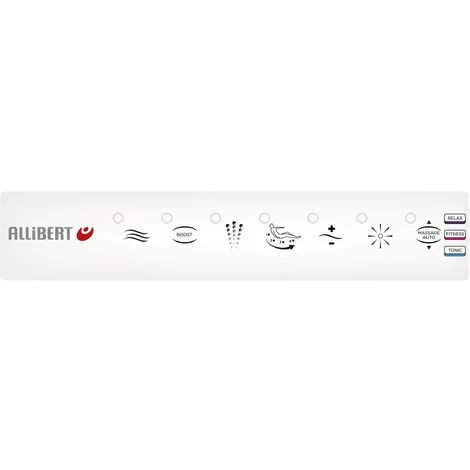 Baignoire Balnéo DUO SPALLIBERT - Massage Air + Eau, Chromothérapie Et Aromathérapie 180 X 120 Cm - Blanc – Image 3