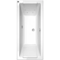 ALLIBERT Baignoire Balnéo Rectangulaire DREAMING 170 X 75 Cm - Blanc