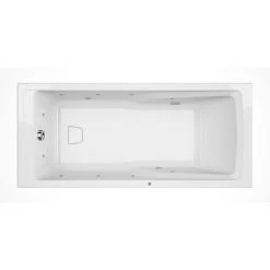 ALLIBERT Baignoire Balnéo MICROPEARL - Micro-bulles Pour Un Soin De La Peau Naturel 170 X 75 Cm - Blanc