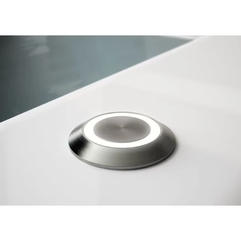 ALLIBERT Baignoire Balnéo Chromothérapie + Musique Bluetooth MICROPEARL Un Soin De La Peau Naturel 170 X 75 Cm - Blanc – Image 5