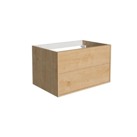 ALLIBERT Meuble Sous-vasque 80 Cm à Suspendre MARNY Couleur Chêne - Chêne Arlington