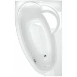 ALLIBERT Baignoire Asymétrique Droite ZELI 175 X 110cm - Blanc Brillant