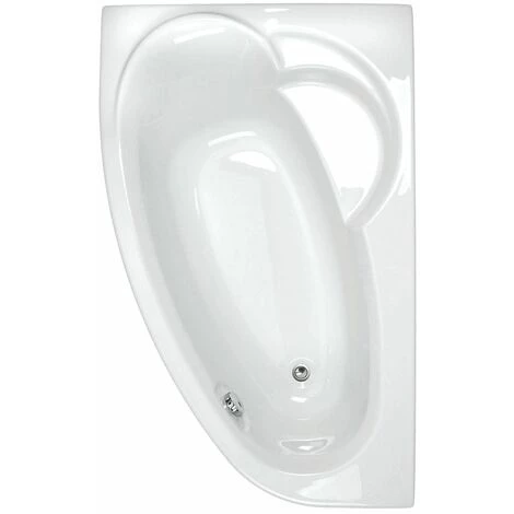 ALLIBERT Baignoire Asymétrique Droite ZELI 175 X 110cm - Blanc Brillant