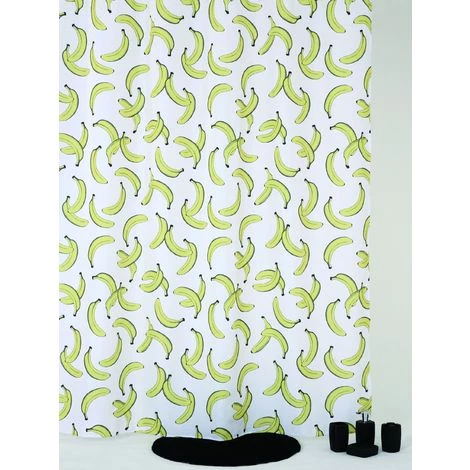 ALLIBERT Rideau De Douche BANANA 180 X 200 Cm - Decor