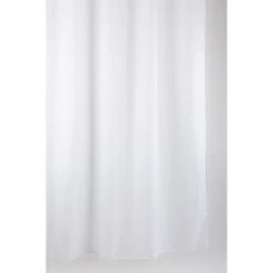 ALLIBERT Rideau De Douche Blanc ALBIN 120 X 200 Cm - Blanc
