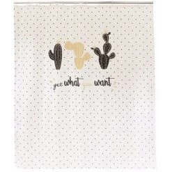 ALLIBERT Rideau De Douche CACTUSA 180 X 200 Cm - Decor