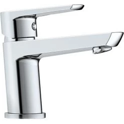 ALLIBERT Mitigeur Lavabo En Laiton VISION Chromé Brillant - Livré Avec 2 Flexibles F 12/17 - Chromé Brillant