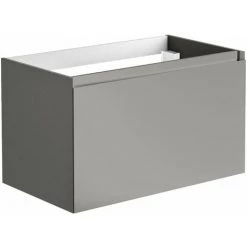 ALLIBERT Meuble Sous-vasque 80 Cm NORDIK Gris Ultra Mat - Gris