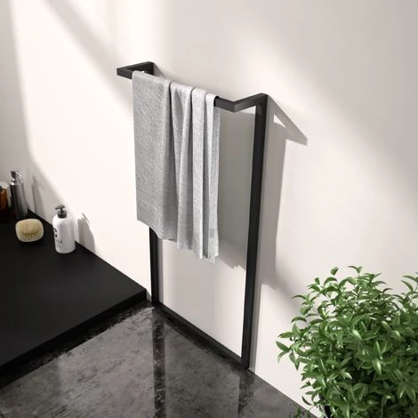 ALLIBERT Meuble Sous-vasque 80 Cm FAKTORY - 2 Tiroirs à Fermeture Progressive Béton Minéral - Béton Minéral – Image 3