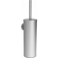 ALLIBERT Brosse WC Avec Support à  Fixer Au Mur COPERBLINK Chromé Brossé - Chromé