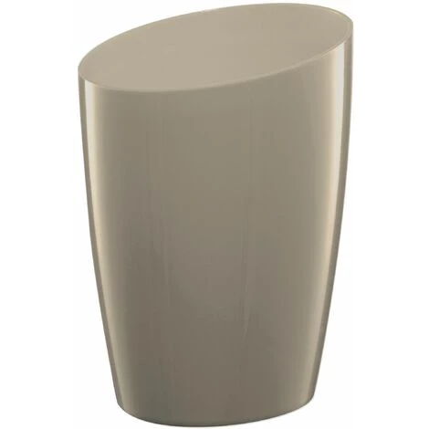 ALLIBERT Gobelet Brosse à Dent Taupe HAPPY 7,5 X 10 X 7,5 Cm - Taupe