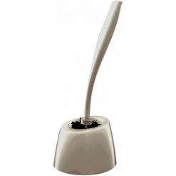 ALLIBERT Brosse WC Taupe HAPPY 13,5 X 41 X 13,5 Cm - Taupe