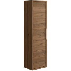 ALLIBERT Colonne De Salle De Bain à Suspendre SORENTO - 1 Porte - 42,4 X 156 X 35 Cm Couleur Chêne - Chêne Cognac