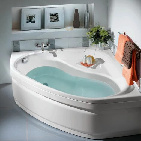 ALLIBERT Tablier De Baignoire D'angle LUCINA 140 X 140 Cm - Blanc – Image 2