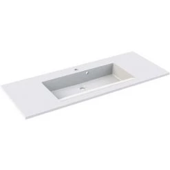 Lavabo Allibert Slide 100cm Blanc Brillant