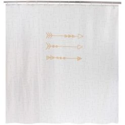 Rideau De Douche Allibert Flèches Polyester 180x200cm
