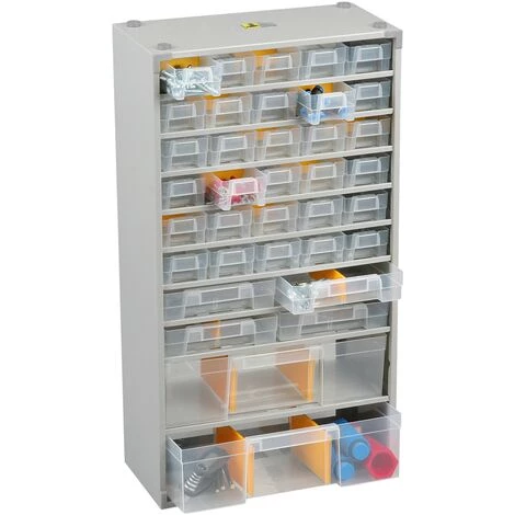 ALLIBERT Rangement Allit Vario Plus Métal 56,5x30x13,5cm - Argenté – Image 2