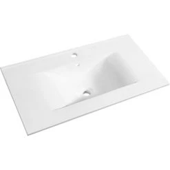 Lavabo Allibert Soft 80cm Blanc Brillant