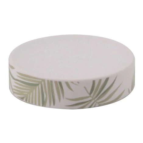 Porte-savon Allibert Oural Blanc/vert Mat - Blanc/Vert - Brillant