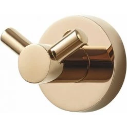 ALLIBERT Patère Double En Inox COPERBLINK Couleur Cuivre - Cuivre