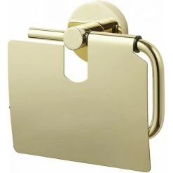 ALLIBERT Distributeur Papier WC Avec Capot COPERBLINK Couleur Or - Or