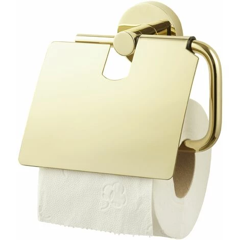 ALLIBERT Distributeur Papier WC Avec Capot COPERBLINK Couleur Or - Or – Image 2