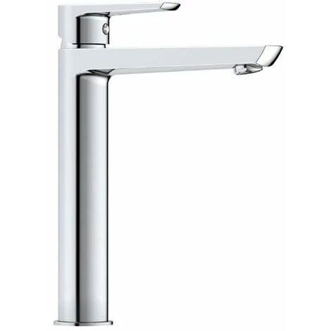 ALLIBERT Mitigeur Lavabo-haut En Laiton VISION Cartouche Céramique 35mm - Livré Avec 2 Flexibles - Chromé Brillant