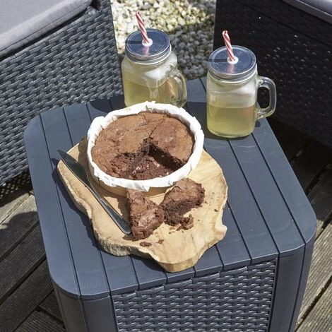 Jeu De Salle à Manger D'extérieur 3 Pcs Iowa Graphite 223929 Allibert - Gris – Image 5