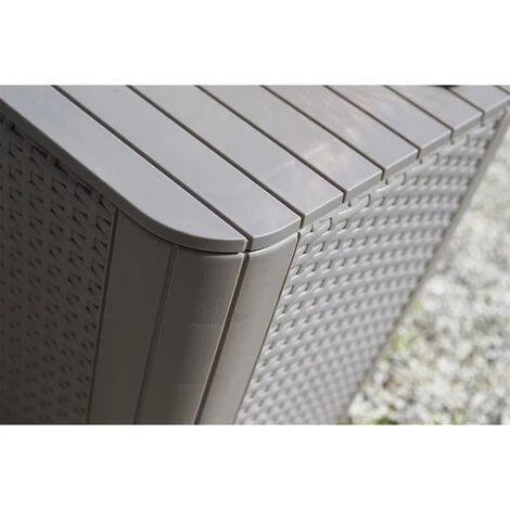 Table D'appoint De Jardin Luzon Cappuccino 223933 Allibert - Brun – Image 4