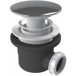 ALLIBERT Bonde De Douche Pour Receveur - Chromé Brillant - Chromé