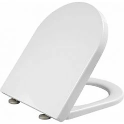 ALLIBERT Abattant WC En Thermodur RAINBOW - Déclipsable Et Fermeture Progressive - Blanc