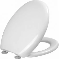 ALLIBERT Abattant WC En Thermoplastique à Fermeture Progressive Et Déclipsable KARMA - Blanc