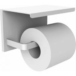 ALLIBERT Distributeur Papier WC Avec étagère LOFT-GAME Blanc Mat