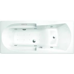 ALLIBERT Baignoire Balnéo ESSENTIA MOOVANCE170x75 - Blanc