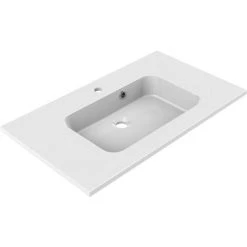 Lavabo Allibert Style 80cm Blanc Brillant