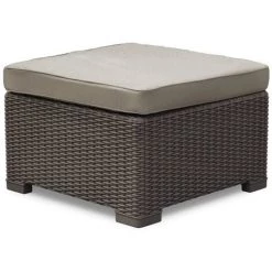 Pouf D'extérieur California Cappuccino Allibert - Brun