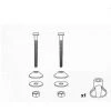 ALLIBERT LOT FIXATION ABATTANT + CHARNIERES Fixation Par Le Dessous