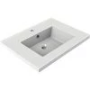 Lavabo Allibert Tobi 60cm Blanc Brillant
