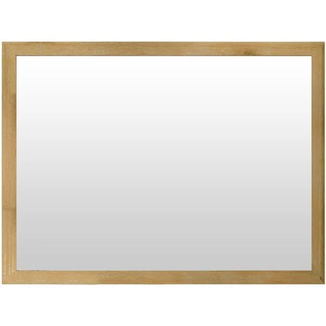Miroir Allibert Prisca Avec Cadre 120cm - Acacia Nature